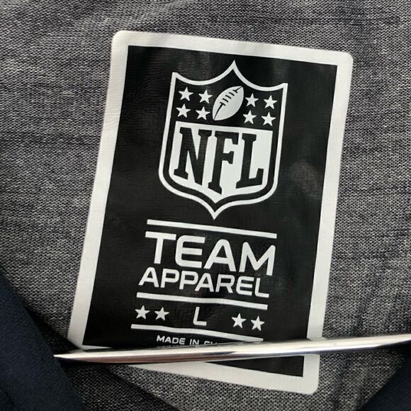 NWT NFL Team Apparel New England Patriots Hooded Navy Sweater Large - Picture 6 of 12